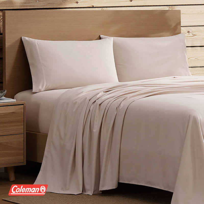 Ensemble de draps 4 pièces Coleman®, Beige, Lit double