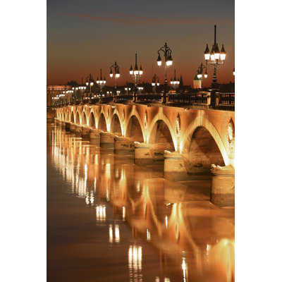 Pont De Pierre by EoNaYa - Wrapped Canvas Print