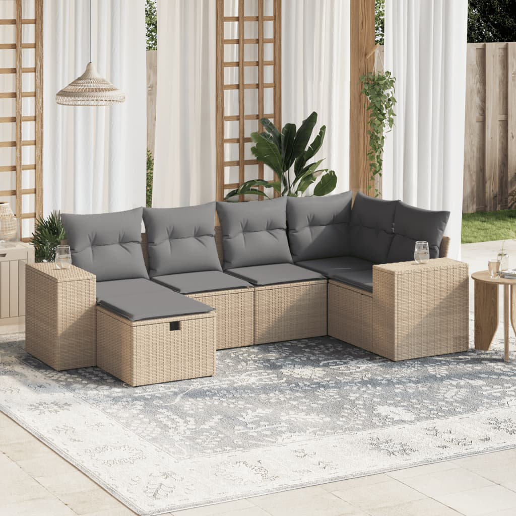 Gartensofa mit Kissen