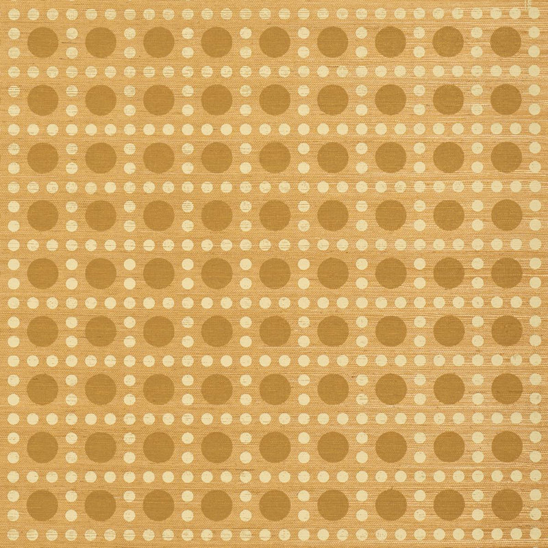 Schumacher X Backdrop Puntini Sisal Wallpaper, Tan