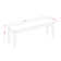 Alingtons Solid Wood Rubberwood Dining Set