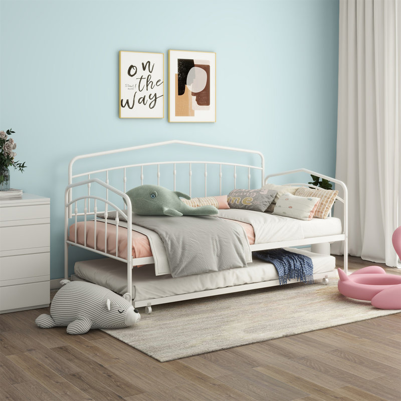 Lit de jour avec couchette Fox, Blanc