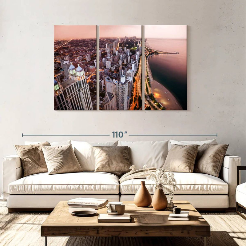 Sirci Lake Shore Drive, H 48 po x l 74 po