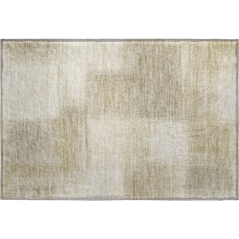Premium Machine Washable Barry AMF1290 Geometric Rug, Rectangle 1'8" x 2'6"