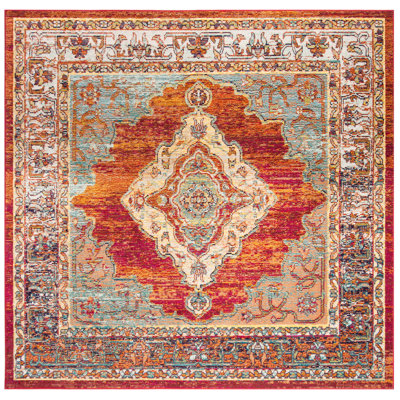 Tapis orange Donnella