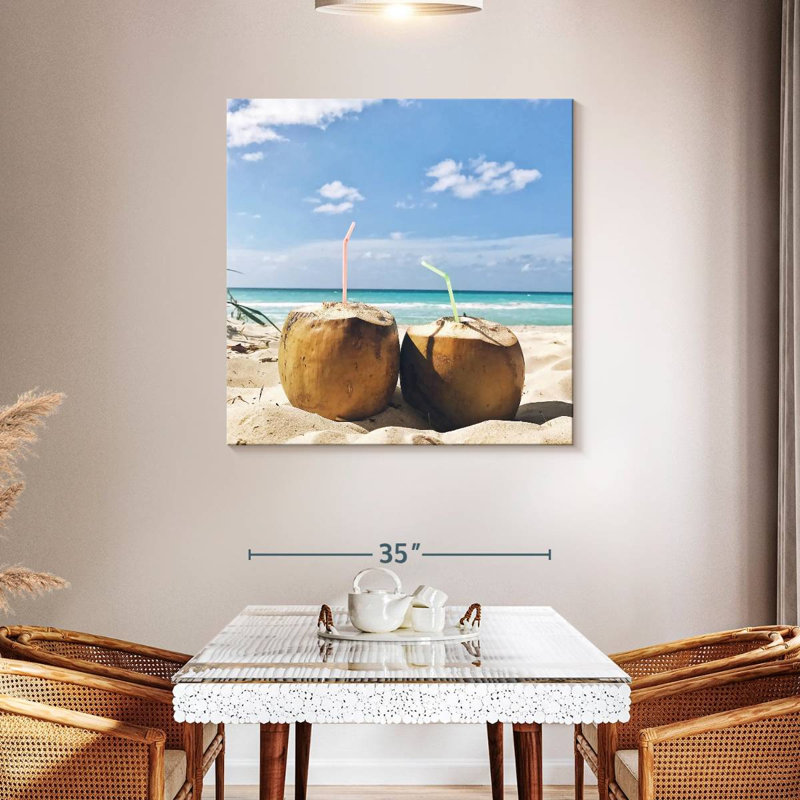 Yarlin Cuban Beach Coconuts, H 39 po x l 39 po