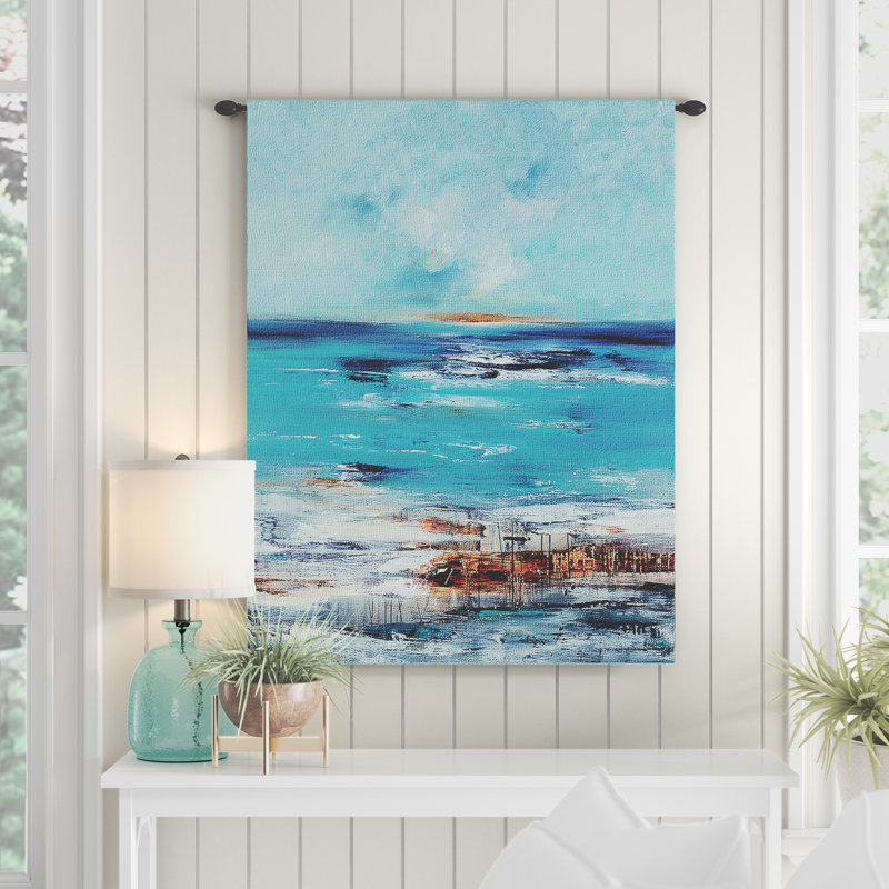 Tapisserie côtière, H 35 po x l 35 po