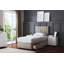  Upholstered Panel 2 Draw Divan Bed with Headboard-1784748668-1784748667