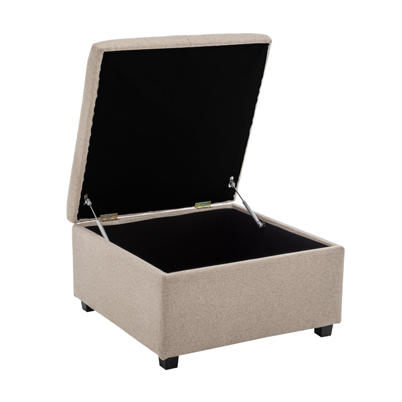 Repose-pieds carré Hokku Designs, Beige