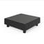 Ensemble modulaire de patio 5 pièces en aluminium gris avec chaises modulaires et table basse