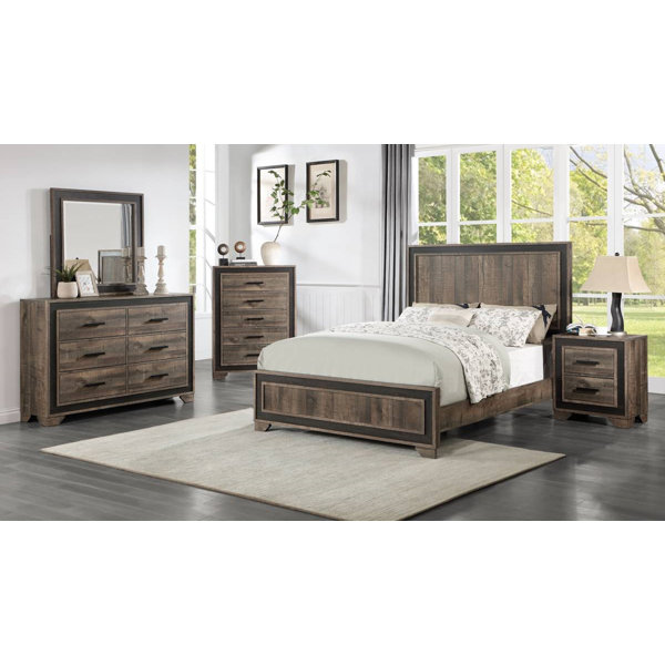 Hokku Designs Jaequez Queen Standard 5 Piece Bedroom Set | Wayfair