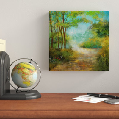 « magique forest », peinture sur toile tendue
