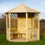 Tallmadge 2.6m x 2.6m Solid Wood Patio Gazebo