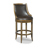 Redding Swivel Upholstered Counter Stool