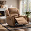 Fauteuil inclinable manuel surdimensionné 40,9 po Chemika-803777647