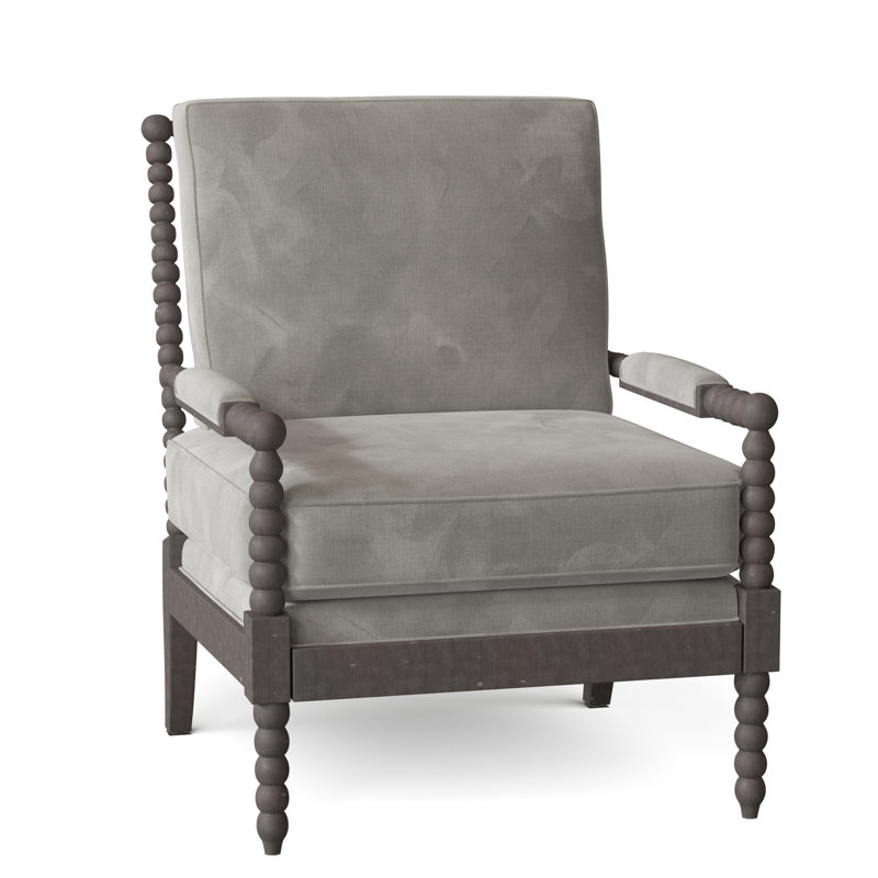 Griffin Upholstered Armchair, Charcoal, 3127 Twine