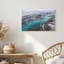 «Turquoise tressé rivière sur sables foncés», art mural sur toile-864046961