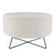 Actis 54Cm Wide Round Footstool Ottoman