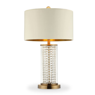 Lampe de table en laiton brossé 28,7 po Van Buren