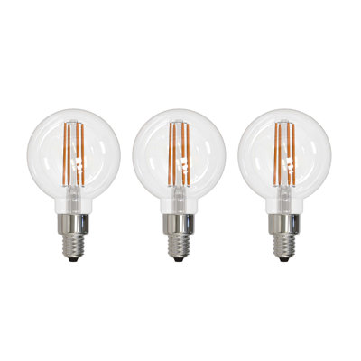 Ampoule DEL à intensité variable G16 de 40 watts, culot E12 / candélabre (2700K)