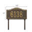 Gatewood Personalized Standard 1-Line Lawn Address Sign-321009528-321009524