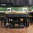 Large Kitchen Island With Drop Leaf, Power Outlet, And Ample Storage On Wheels For Enhanced Mobility And Organization-1337409597