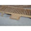 Chaise longue inclinable en teck Vasques