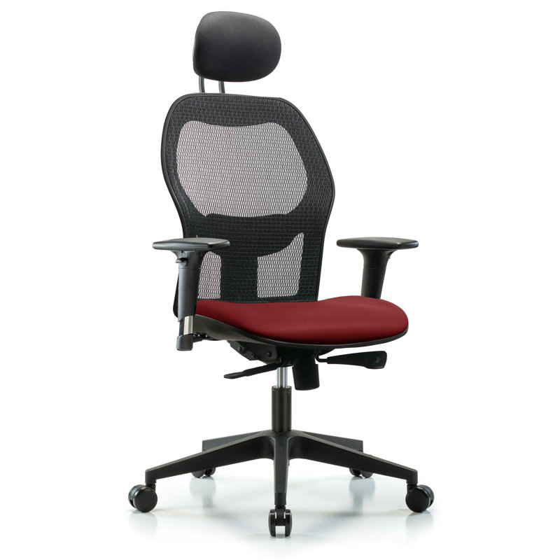 Vinyl Task Chair with Headrest, Borscht, Yes