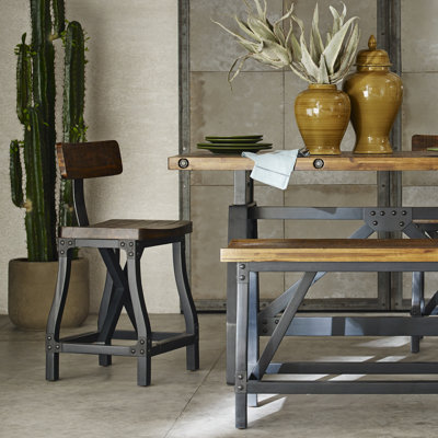 Eivind Solid Wood Bar & Counter Stool
