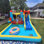 Château gonflable gonflable avec piscine gonflable 12 "x 11" Adam