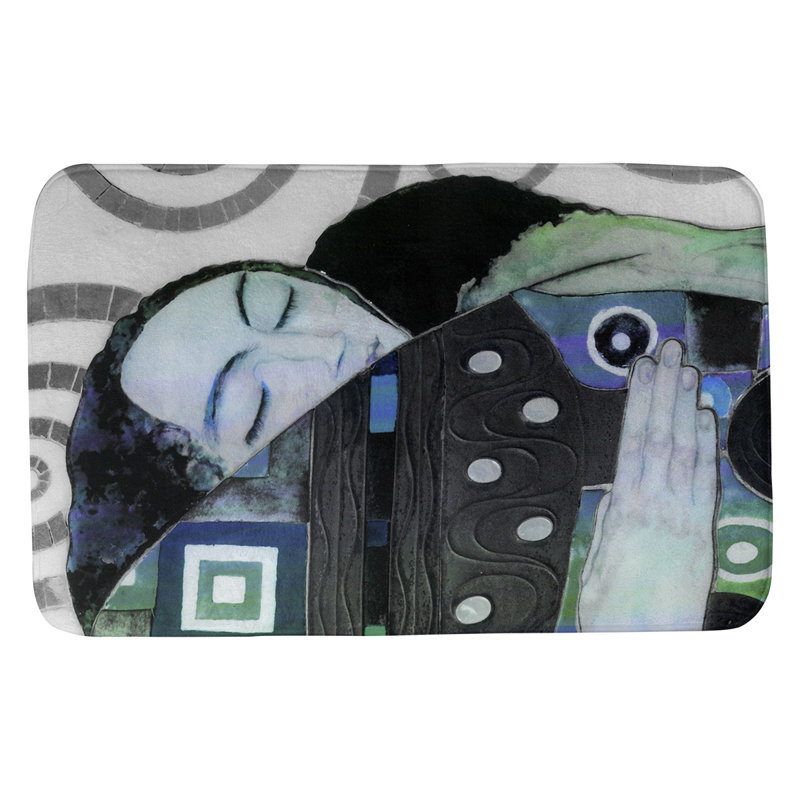 Tapis pour salle de bain Magaw, l 21 po x L 34 po, Vert
