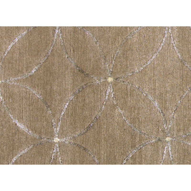 High-Quality Hand-Knotted Fawn Area Rug