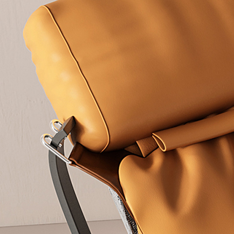 Fauteuil en duvet élégant sans accoudoirs