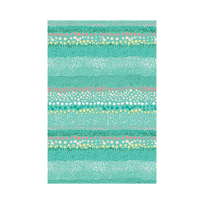Little Textured Dots Green by Ninola Design - Wrapped Canvas Gallery-Wrapped Canvas Giclée, 152.5 cm H x 101.5 cm W
