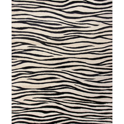 Hand Woven Wool Animal Print Area Rug
