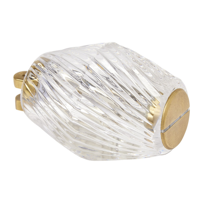 Collier 132 Chandelier, Natural Brass, 140.5" H x 2" W x 2" D
