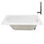 Baignoire de trempage en acrylique 72 po x 36 po, drain inclus-97544765