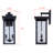 Shana Black Outdoor Wall Lantern