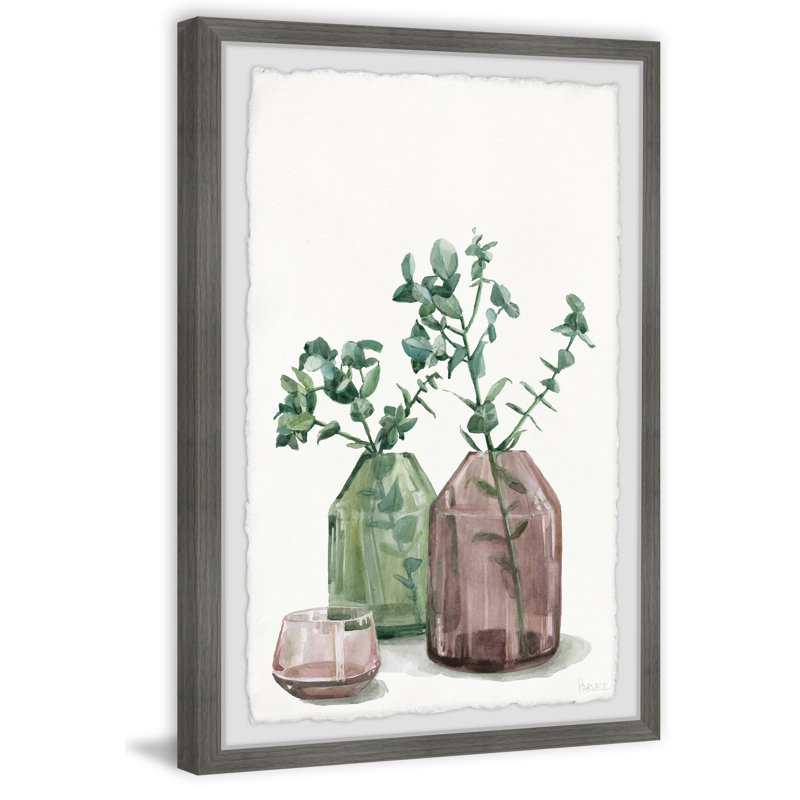 Trendy Vase 8" x 12" Framed Canvas Print