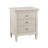 Birchaven 24" Wide Willow Finish Meadow Wallpaper Wrapped Nightstand