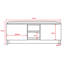 Banc de rangement pour chaussures 9 paires
