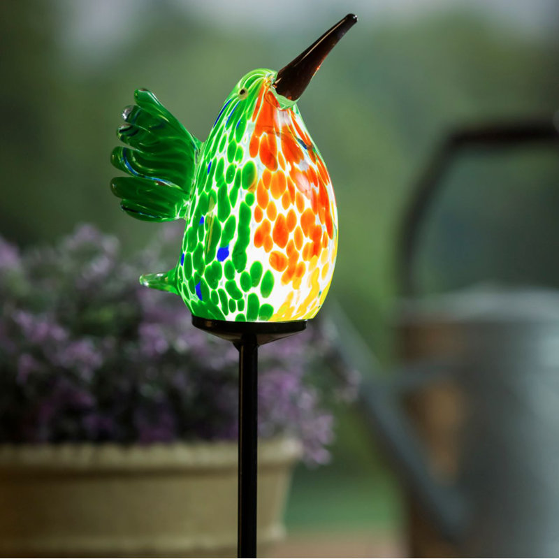 Piquet de jardin solaire en verre Karieliz