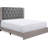 ClickDecor Kenton Panel Bed Frame with Diamond Tufted Upholstered Headboard-47346430-47346431