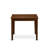 3 Piece Dining Room Furniture Set Includes a Square Solid Wood Table and 2 Polyester Fabric Parson Kitchen Chairs, Antique Walnut-91898326-132276010