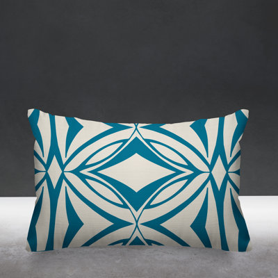 Eamon Tribal Motif  Indoor/Outdoor Throw Pillow