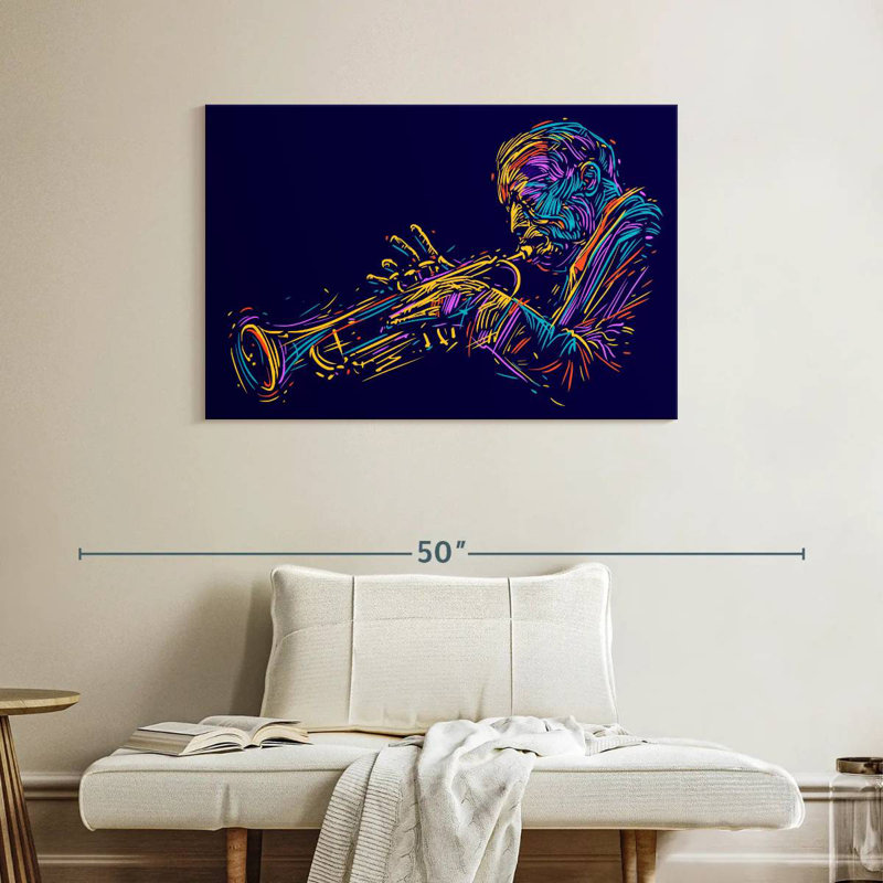 Abarca Trumpet Performance, 26" H x 39" W