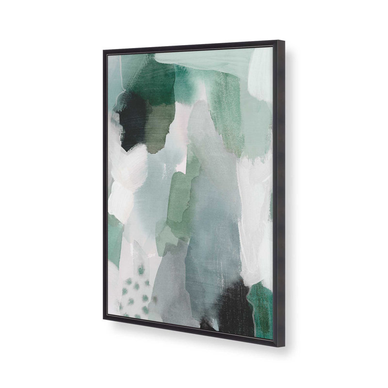 Emerald Mist I Print dans un cadre, Zinc patiné, H 21,25 po x l 17,25 po