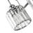 Gjystina 3-Light Dimmable Gold-Black/Chrome Crystal Vanity Light-2001491328-2001491334