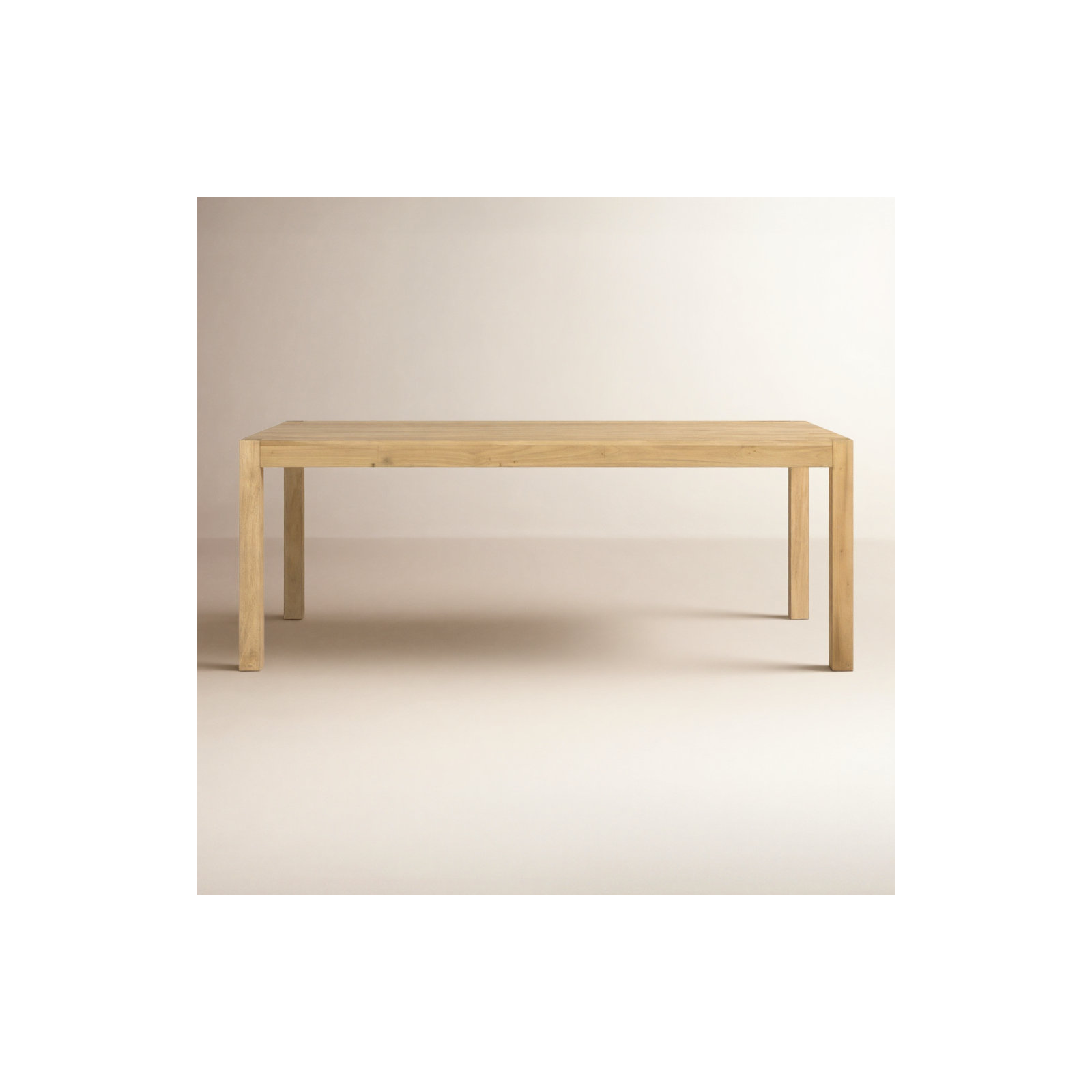 Kenzie Dining Table, Dry Wash Poplar, 30" H x x 78" L x 37.75" W