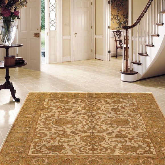 Tabriz Wool Oriental Area Rug
